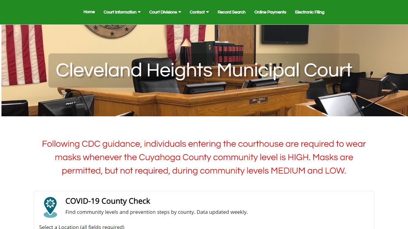 Cleveland Heights Municipal Court - Home